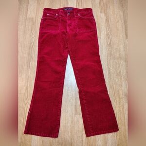 Abercrombie & Fitch Red Boot Cut Jeans